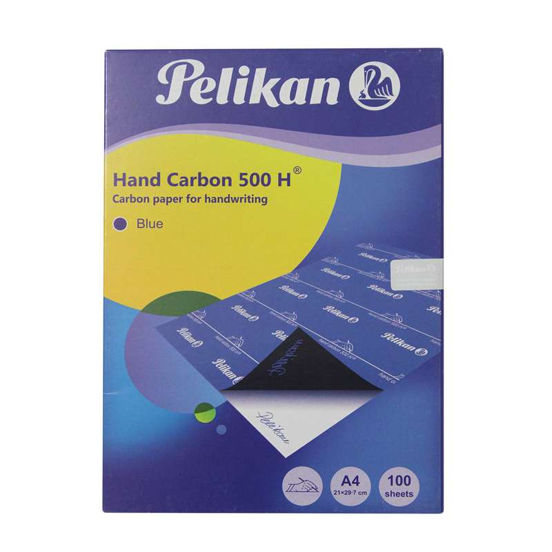 کاغذ کاربن پلیکان سایز A4 مدل 500 H بسته 100 عددی