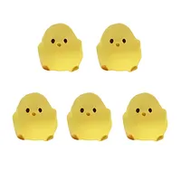 مجسمه مدل جوجه شب تاب مینیاتوری CHIK 523 بسته 5 عددی 