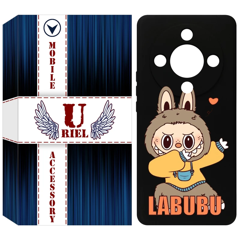 کاور یوریل مدل KSH کد 104 طرح عروسک لبوبو مناسب برای گوشی موبایل آنر X9b / X50 / Magic6 Lite