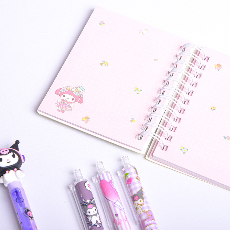 بسته لوازم تحریر مدل کرومی و سانریو مجموعه 8 عددی