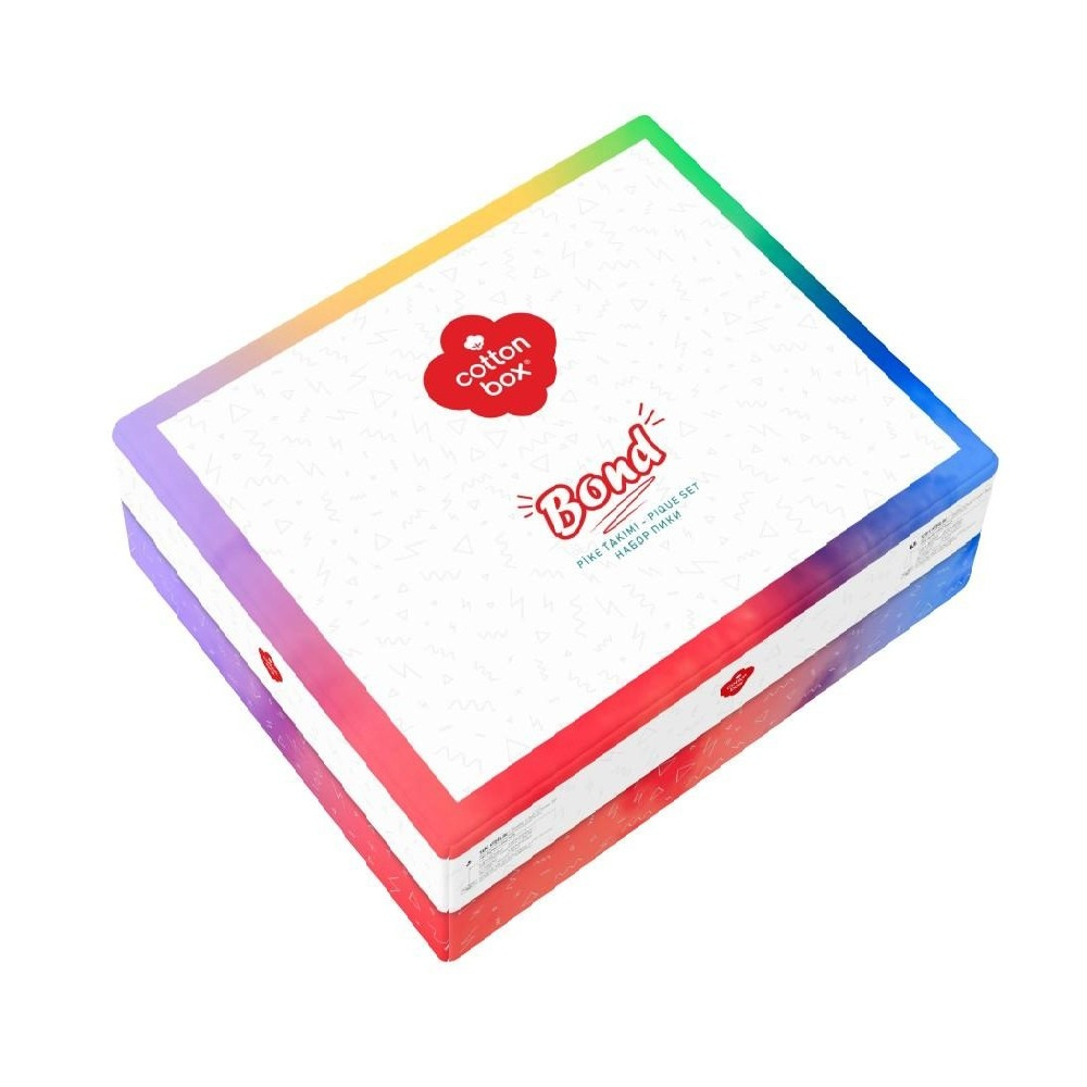 سرویس ملحفه کاتن باکس مدل bond دو نفره 4 تیکه