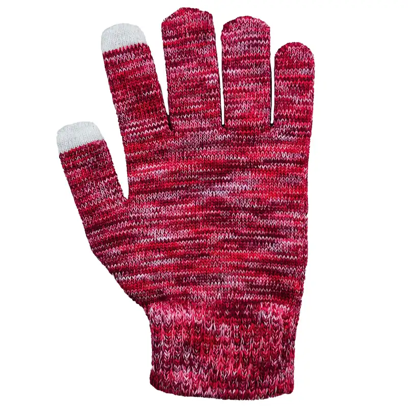 دستکش بافتنی تارتن مدل 38019 رنگ قرمز