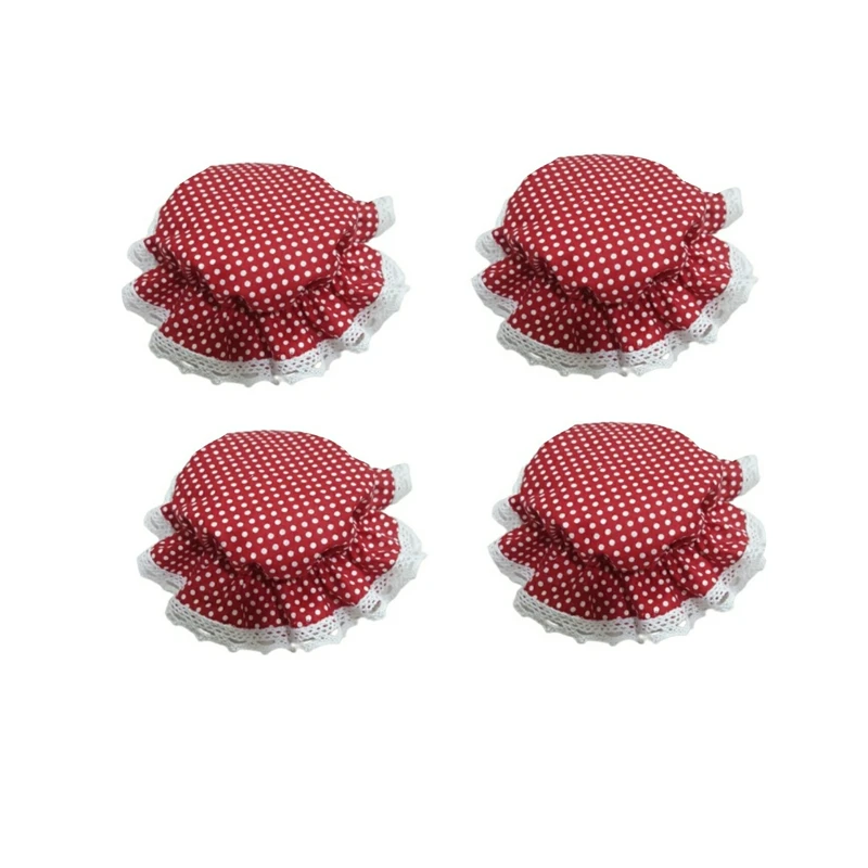 درپوش ظرف مدل خالدار کد 805 بسته 4 عددی