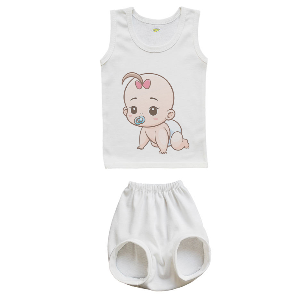 ست تاپ و شورت نوزادی کارانس مدل SS-701