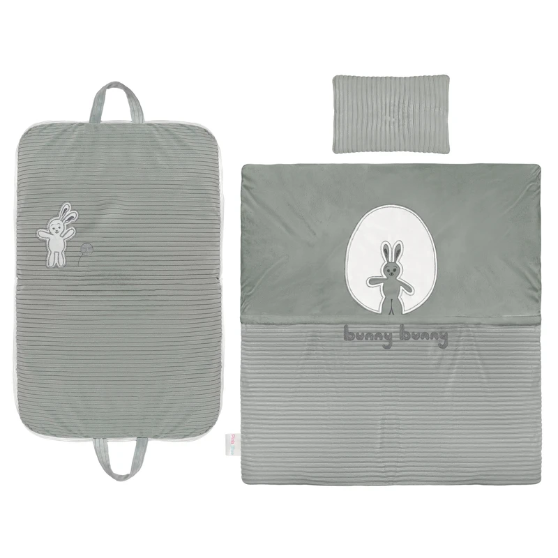 سرویس خواب مسافرتی 3 تکه نوزادی پینک بلو طرح بانی