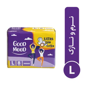 نوار بهداشتی بالدار خیلی نازک روز و شب گود مود مدل Ultra سایز بزرگ بسته 8 عددی
