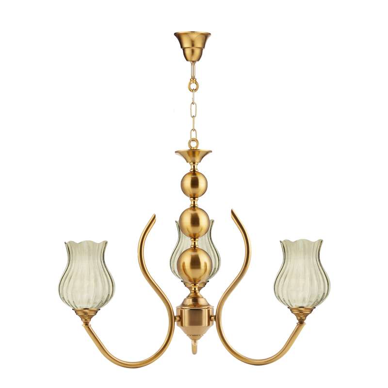 لوستر 3 شعله کارنتیس مدل آبشار کد KT-05