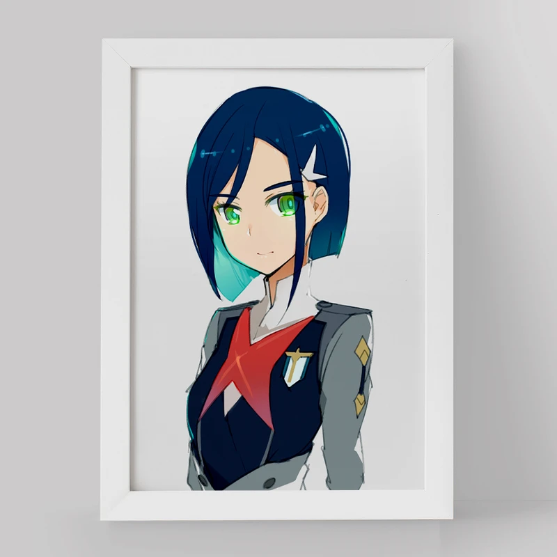 تابلو خندالو مدل ایچیگو انیمه دارلینگ در فرنکس کد 11973