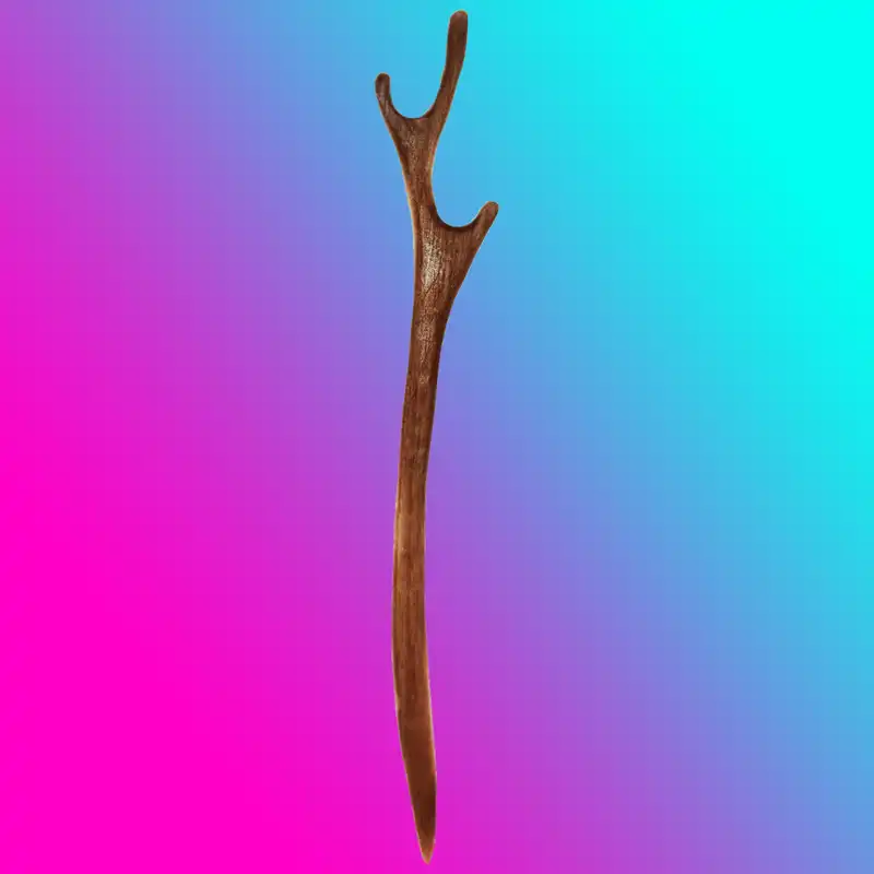 گیره مو زنانه مدل شاخه ای چوبی