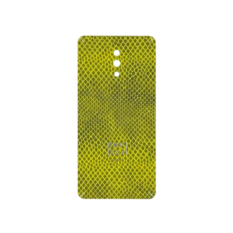 برچسب پوششی ماهوت مدل Yellow Snake Skin مناسب برای گوشی موبایل اپو RENO 10X