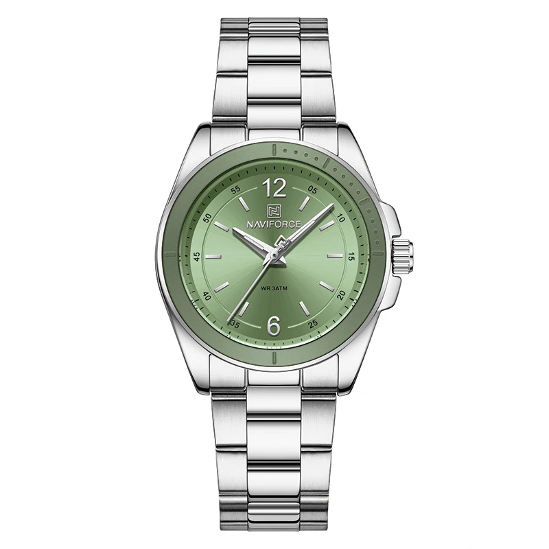 ساعت مچی عقربه‌ای کوارتز زنانه نیوی فورس مدل NF5062 S/GN