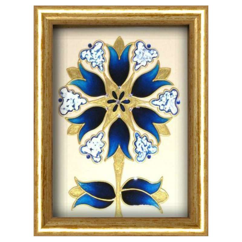 تابلو ویترای طرح گل کد 5253