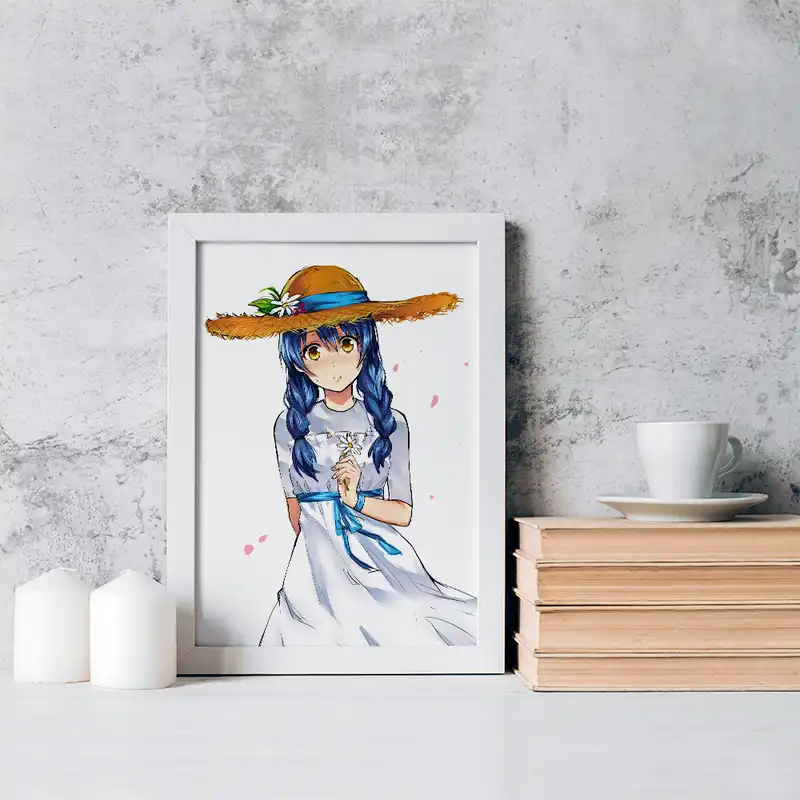 تابلو خندالو مدل مگومی انیمه جنگ غذاها کد 16971