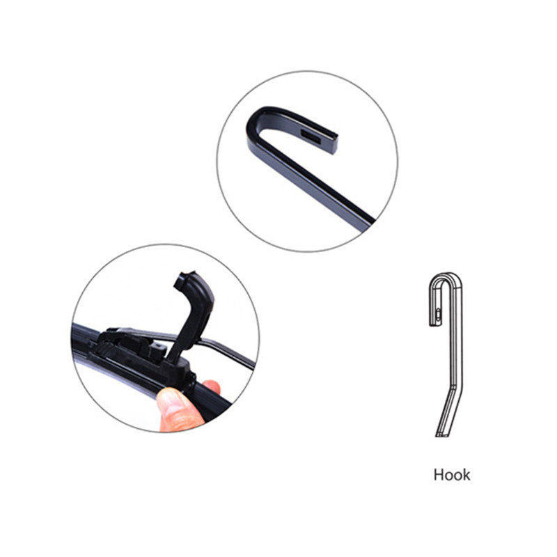 تیغه برف پاک‌ کن پاسیکو مدل P1626 مناسب برای پژو 206 بسته 2 عددی