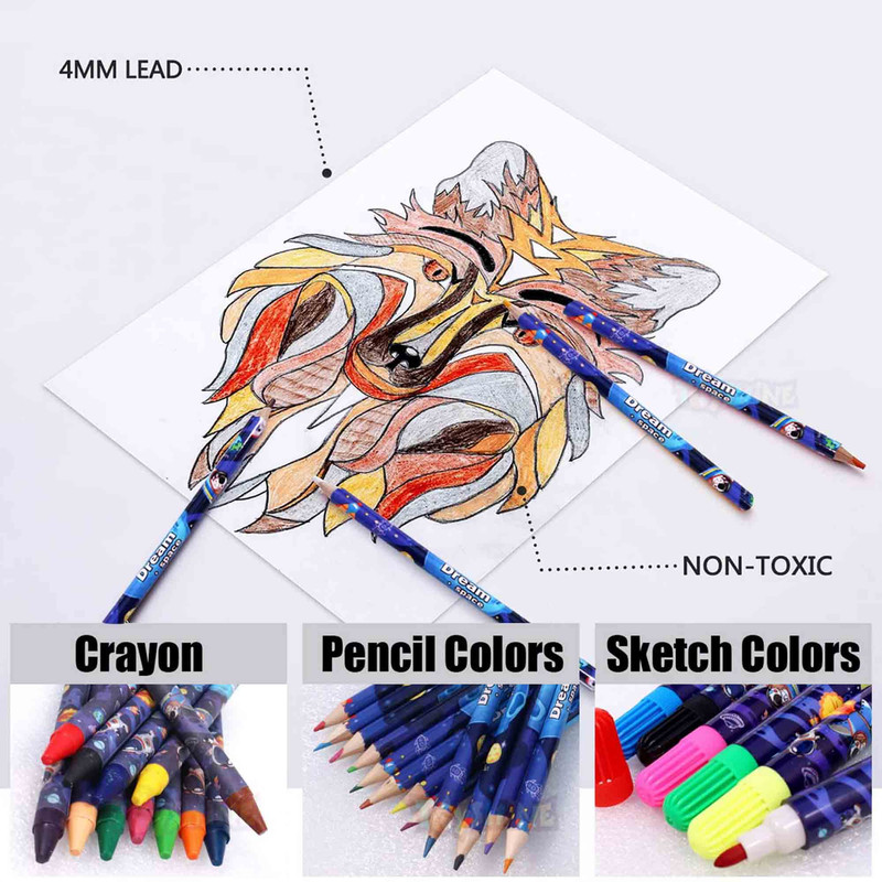 بسته رنگآمیزی مدل فضانورد مجموعه 9 عددی