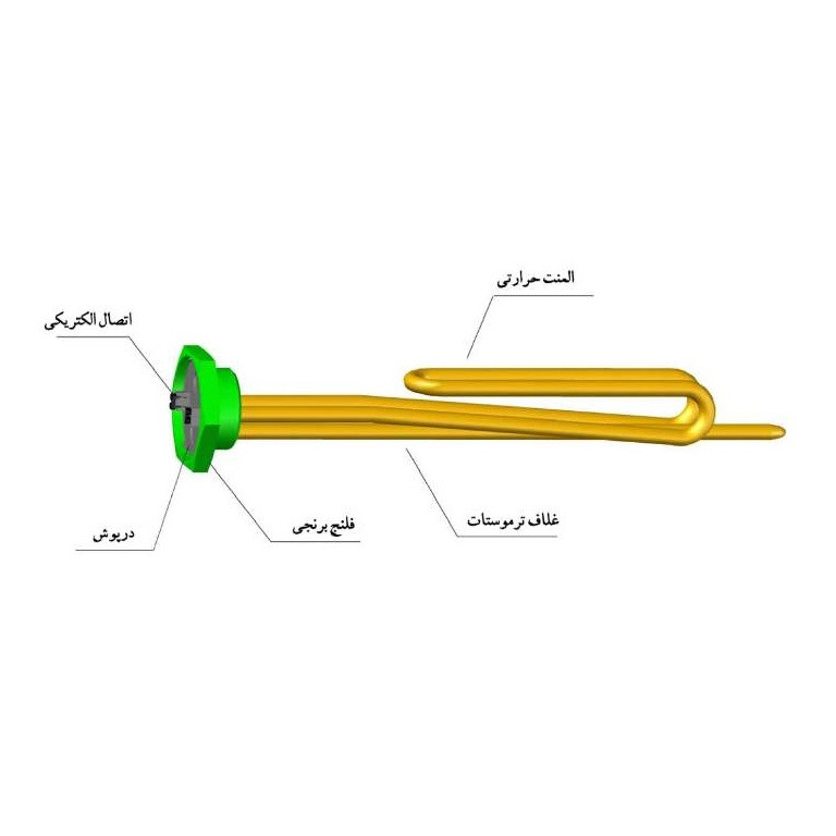 المنت آبگرمکن لعران مدل 2000 دو غلاف