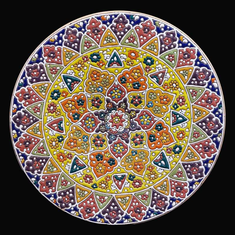 بشقاب میناکاری کد 42
