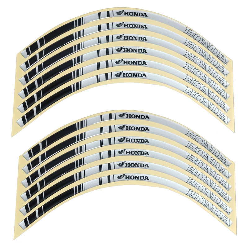 پد برچسب دور رینگ موتور سیکلت وارون مدل W-40-WH مناسب برای هوندا کلیک بسته 12 عددی