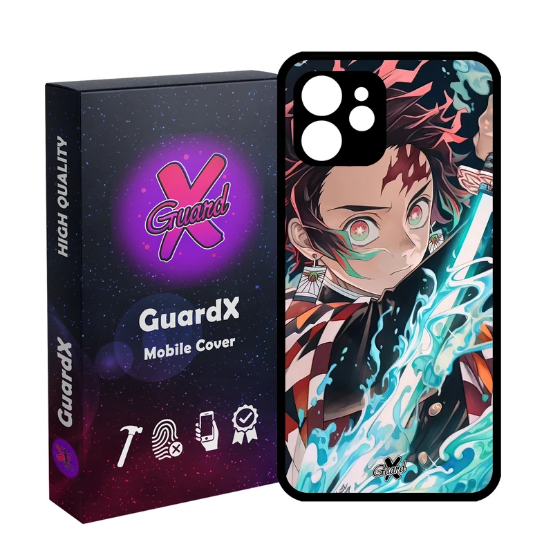 کاور گارد ایکس طرح Demon Slayer Anime مدل Glass10589 مناسب برای گوشی موبایل اپل iPhone 12