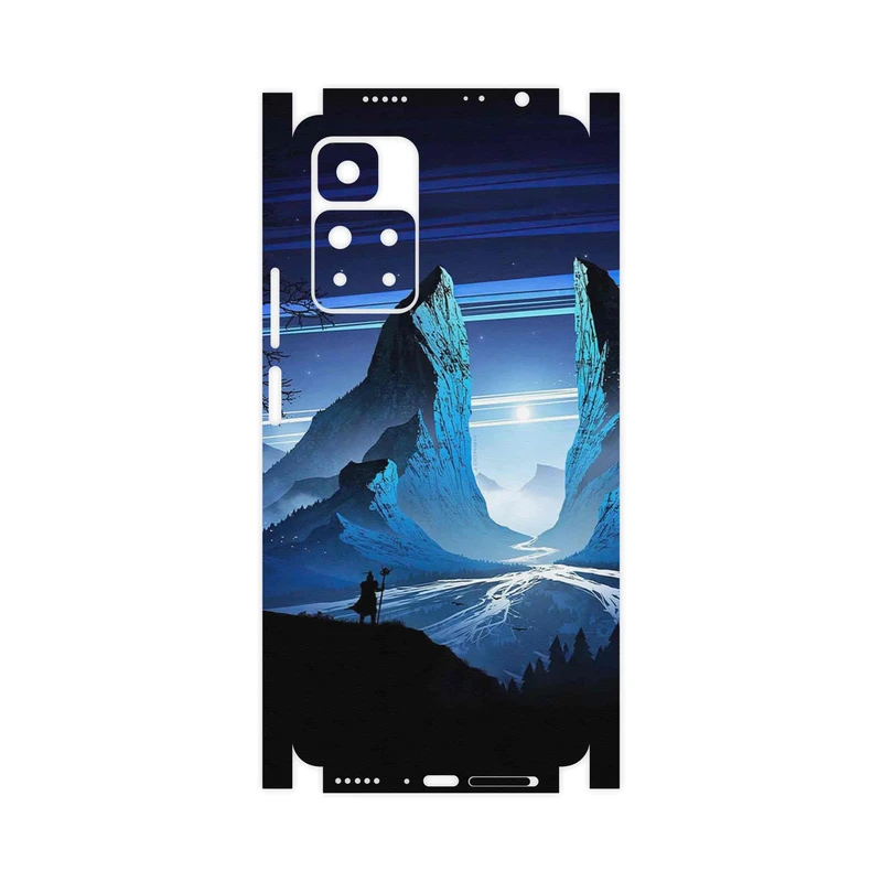 برچسب پوششی ماهوت مدل Blue Mountains Digital Art-FullSkin مناسب برای گوشی موبایل شیائومی Redmi Note 11 Pro Plus 5G
