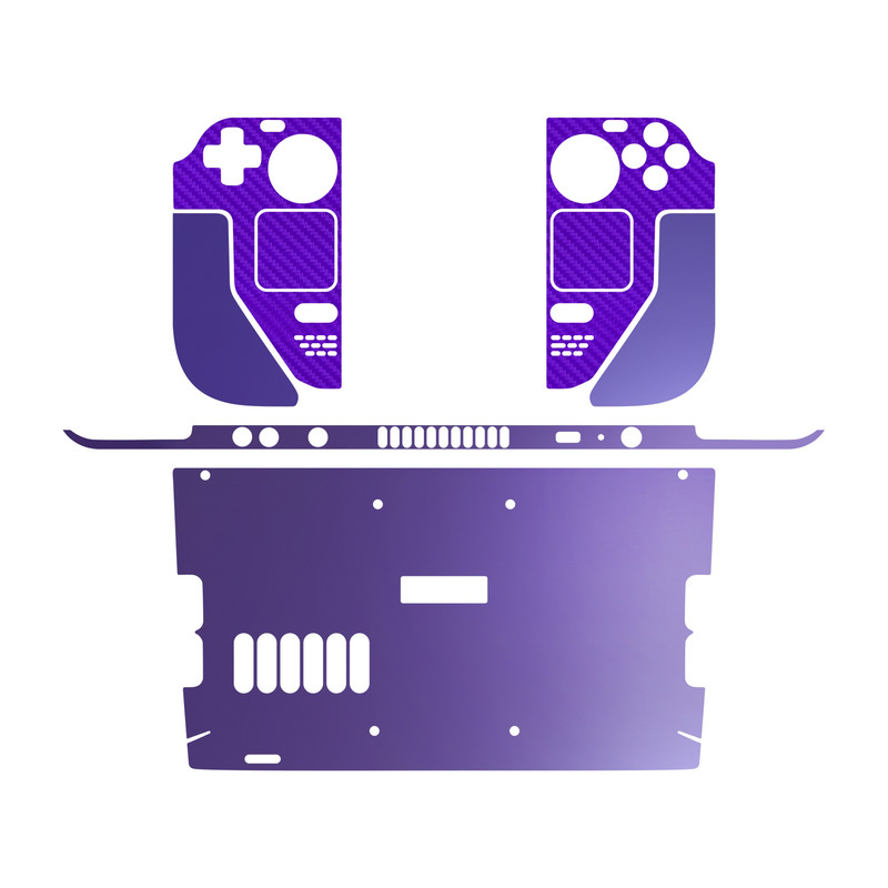 برچسب کنسول بازی ماهوت مناسب برای استیم دک مدل Purple Fiber_Matte BlueBerry