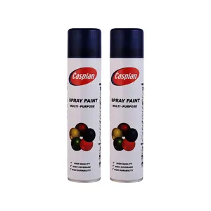 اسپری رنگ سرمه ای کاسپین مدل cas2 حجم 300 میلی لیتر مجموعه 2 عددی