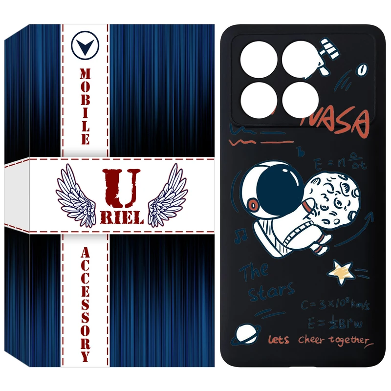 کاور یوریل مدل KSH کد 27 طرح ناسا مناسب برای گوشی موبایل شیائومی Poco X6 Pro