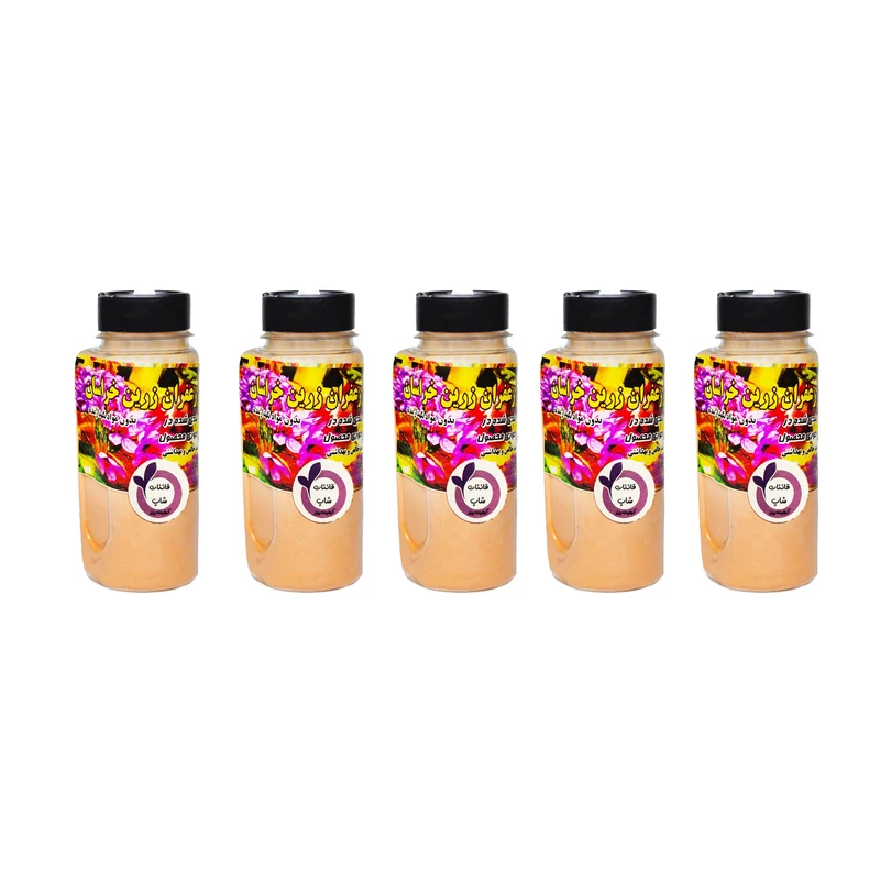 پودر زعفران قائنات شاپ - 90 گرم بسته 5 عددی