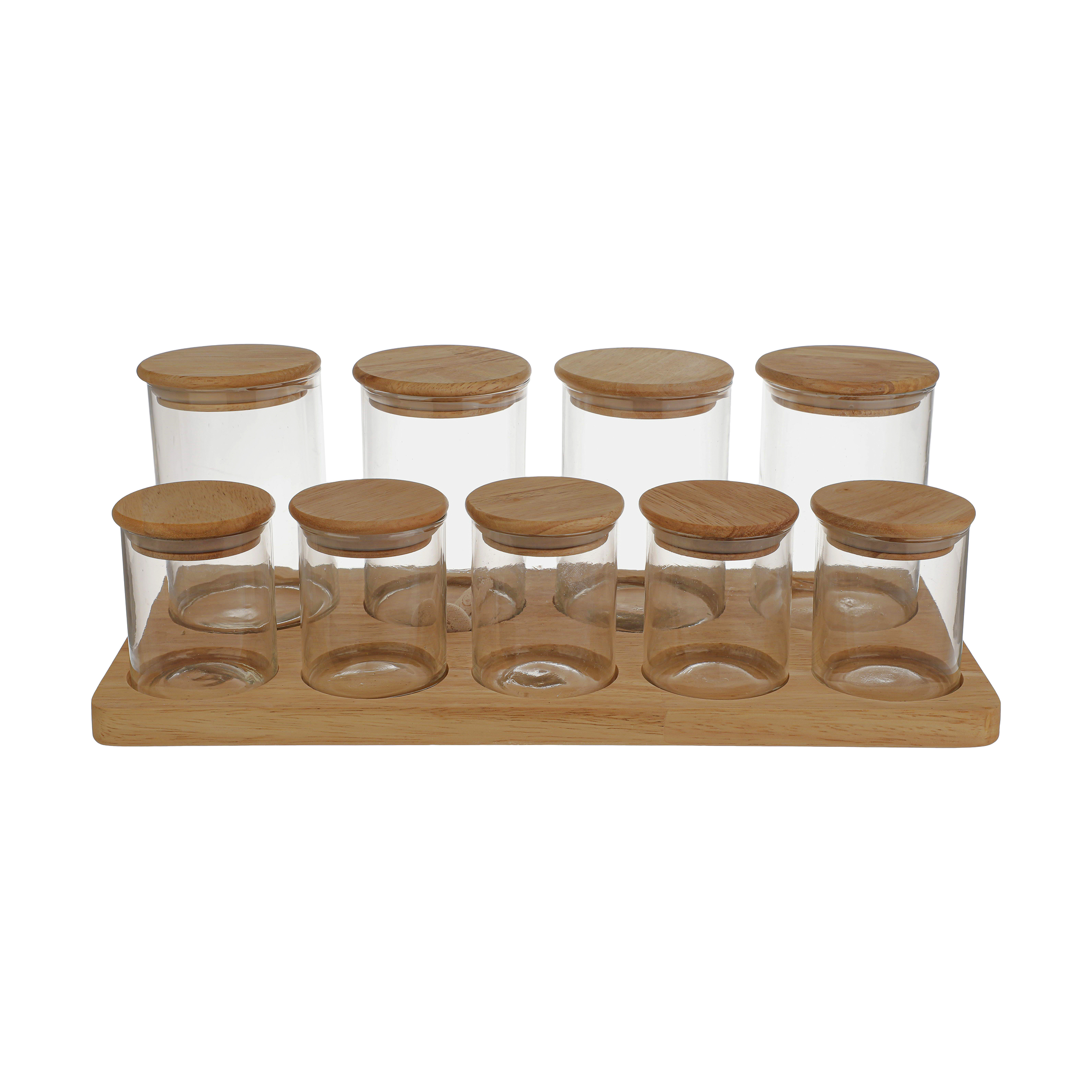ست جای ادویه 10 پارچه مدل NATURE کد RU-099 ست جای ادویه 10 پارچه مدل NATURE کد RU-099