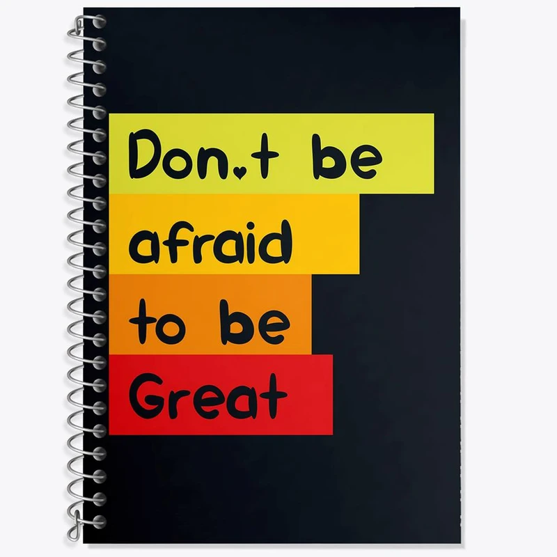 دفتر زبان 50 برگ خندالو مدل سه خط طرح جملات انگیزشی کد 24807