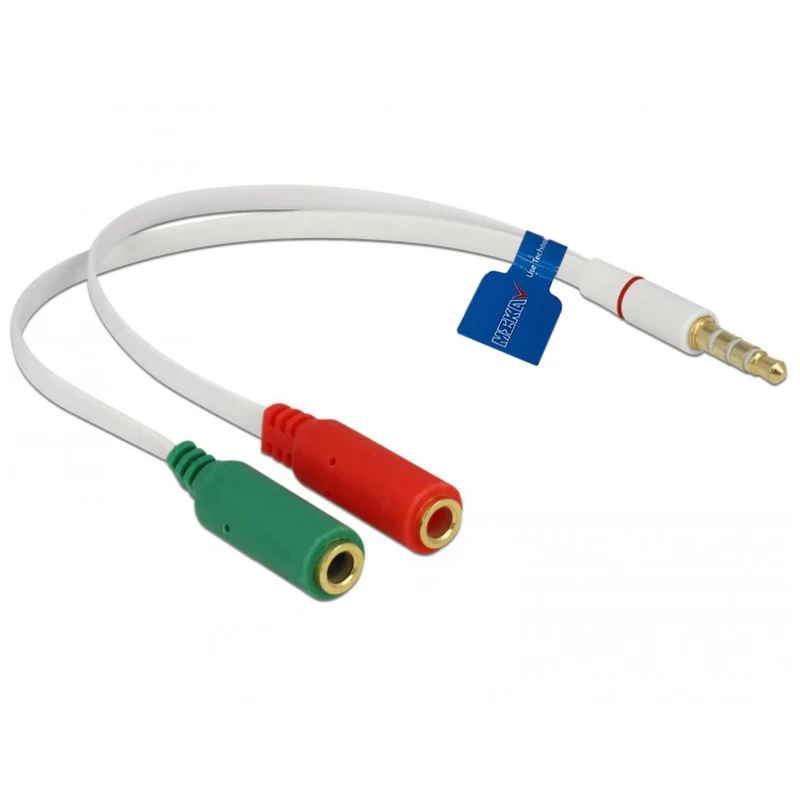 کابل 1 به 2 AUX مکا مدل MC42 طول 0.2 متر