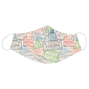 ماسک پارچه ای طرح سفر مدل 446