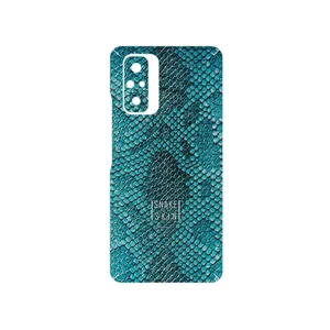 MAHOOT Blue Snake Skin Cover Sticker for Xiaomi Redmi Note 10 Pro