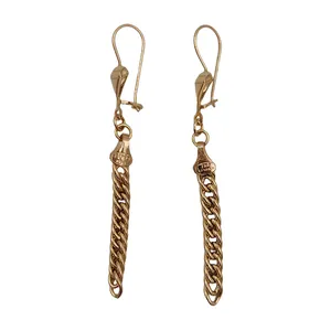 گوشواره طلا 18 عیار زنانه مدل کارتیر کد G01
