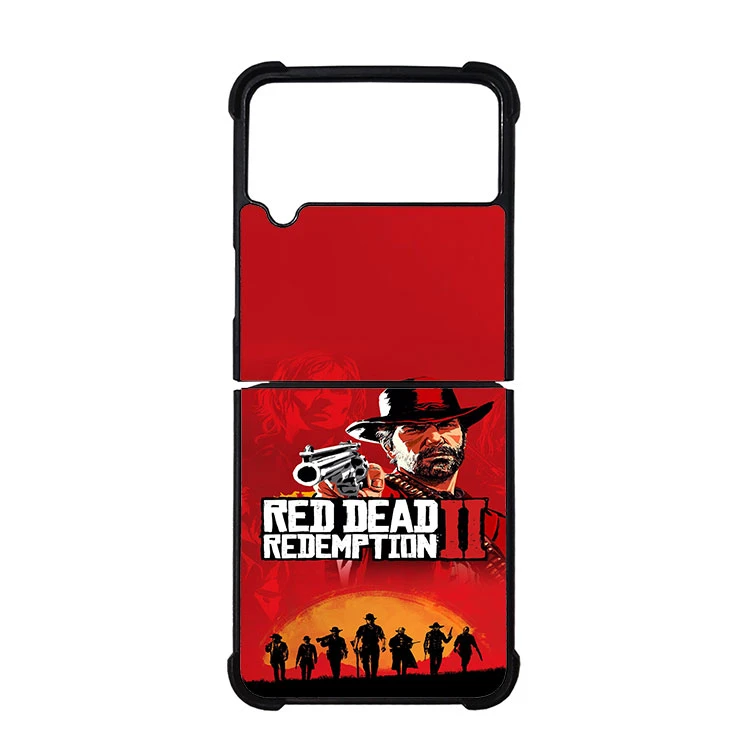 کاور قاب گارد هوم طرح رد دد ردمپشن مناسب برای گوشی موبایل سامسونگ galaxy z flip 4