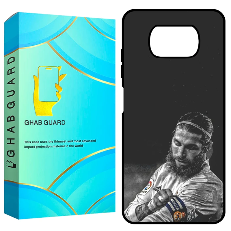 کاور قاب گارد طرح سرجیو راموس مدل GCHPX3 مناسب برای گوشی موبایل شیائومی Poco X3 / X3 NFC / X3 Pro