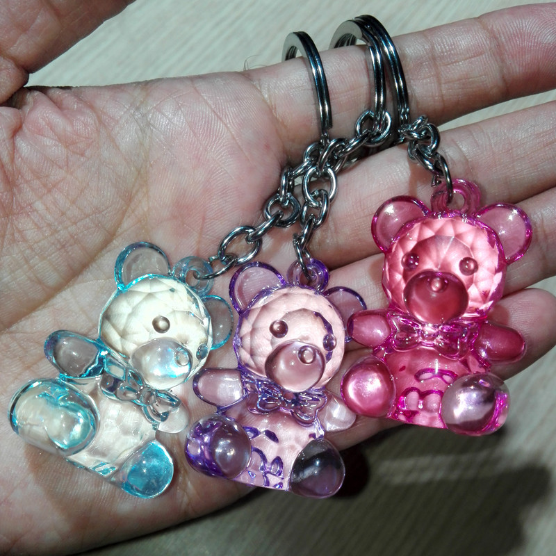 جاکلیدی دخترانه مدل خرس کریستالی جاکلیدی دخترانه مدل خرس کریستالی