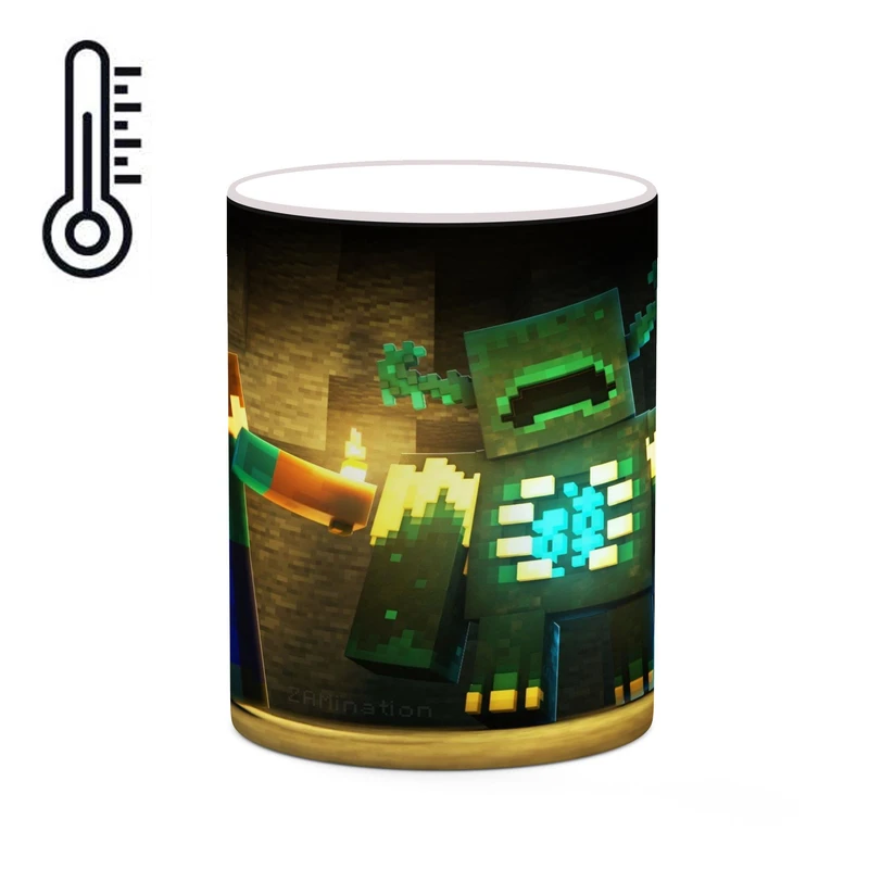 ماگ حرارتی کاکتی طرح ماینکرافت minecraft مدل mgh41549