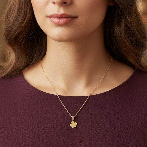 آویز گردنبند طلا 18 عیار زنانه مدوپد مدل گل کد PA1-10505 -  - 3