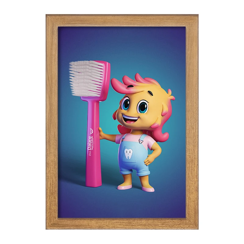 تابلو خندالو مدل دندان و دندان پزشکی کودکانه کد F966