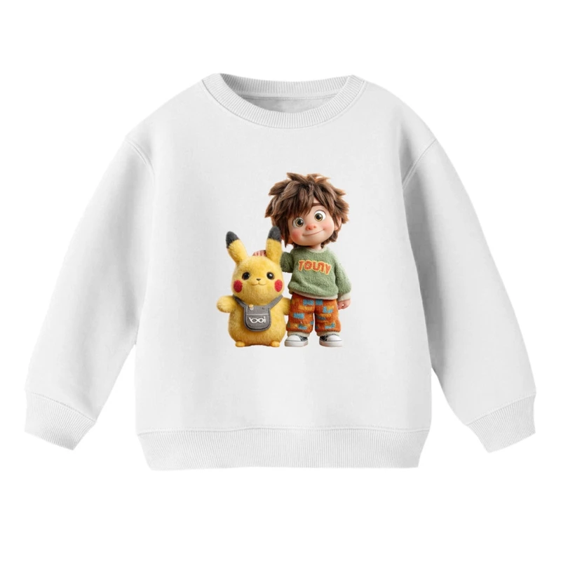 سویشرت بچگانه مدل پسرک و پوکمن  