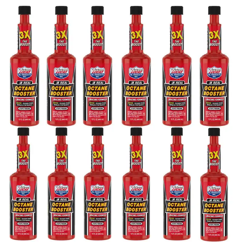 اکتان بوستر لوکاس مدل 3xThe oost حجم 444 میلی لیتر مجموعه 12 عددی