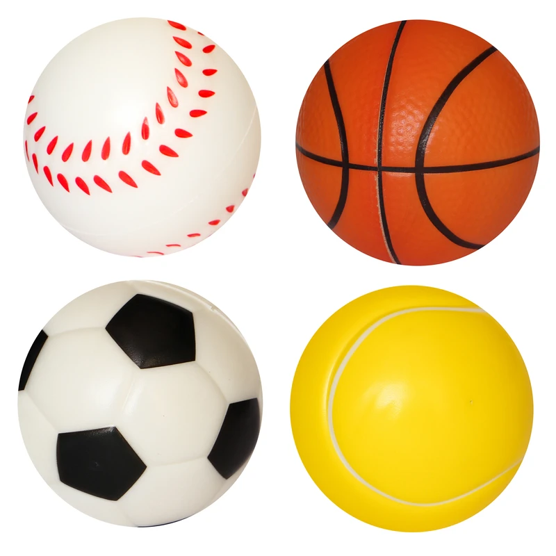 اسباب بازی سگ و گربه مدل توپ های ورزشی مجموعه 4 عددی