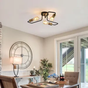 لوستر سقفی سه شعله مدل مدرن کد S11