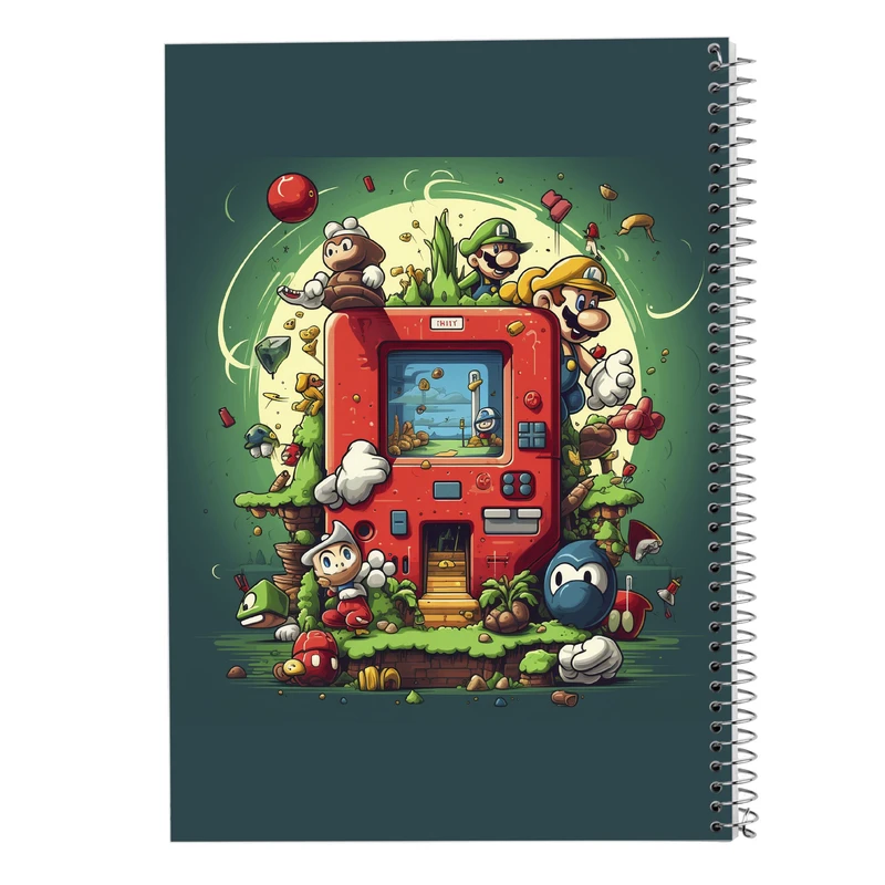 دفتر لیست خرید 50 برگ مدوپد مدل سوپرماریو super mario کد DF2894