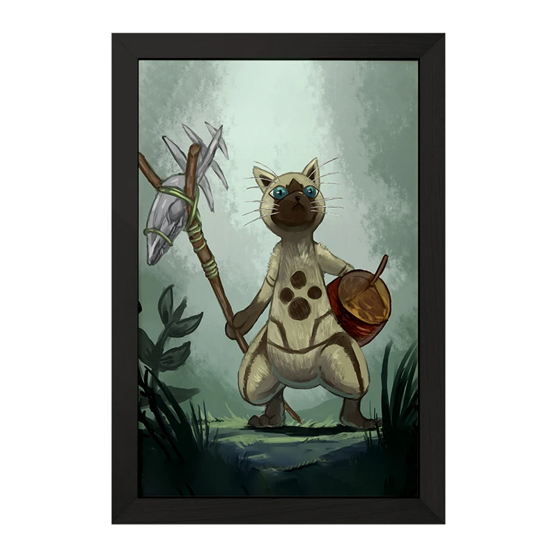 تابلو خندالو مدل بازی شکارچی هیولا (Monster Hunter) کد 33259