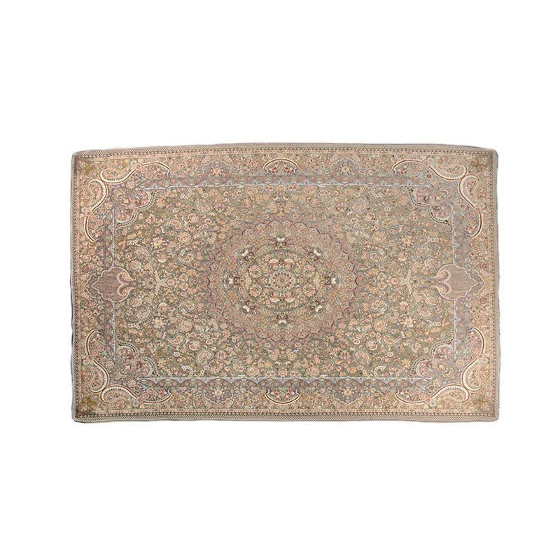 روفرشی مدل شانل یزدی طرح دلناز زمینه طوسی