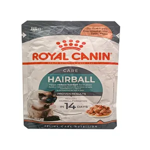 غذای پوچ گربه رویال کنین مدل hairball care وزن 85 گرم