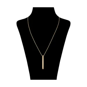 گردنبند طلا 18 عیار زنانه مایا ماهک مدل MM1739 طرح استوانه عشق