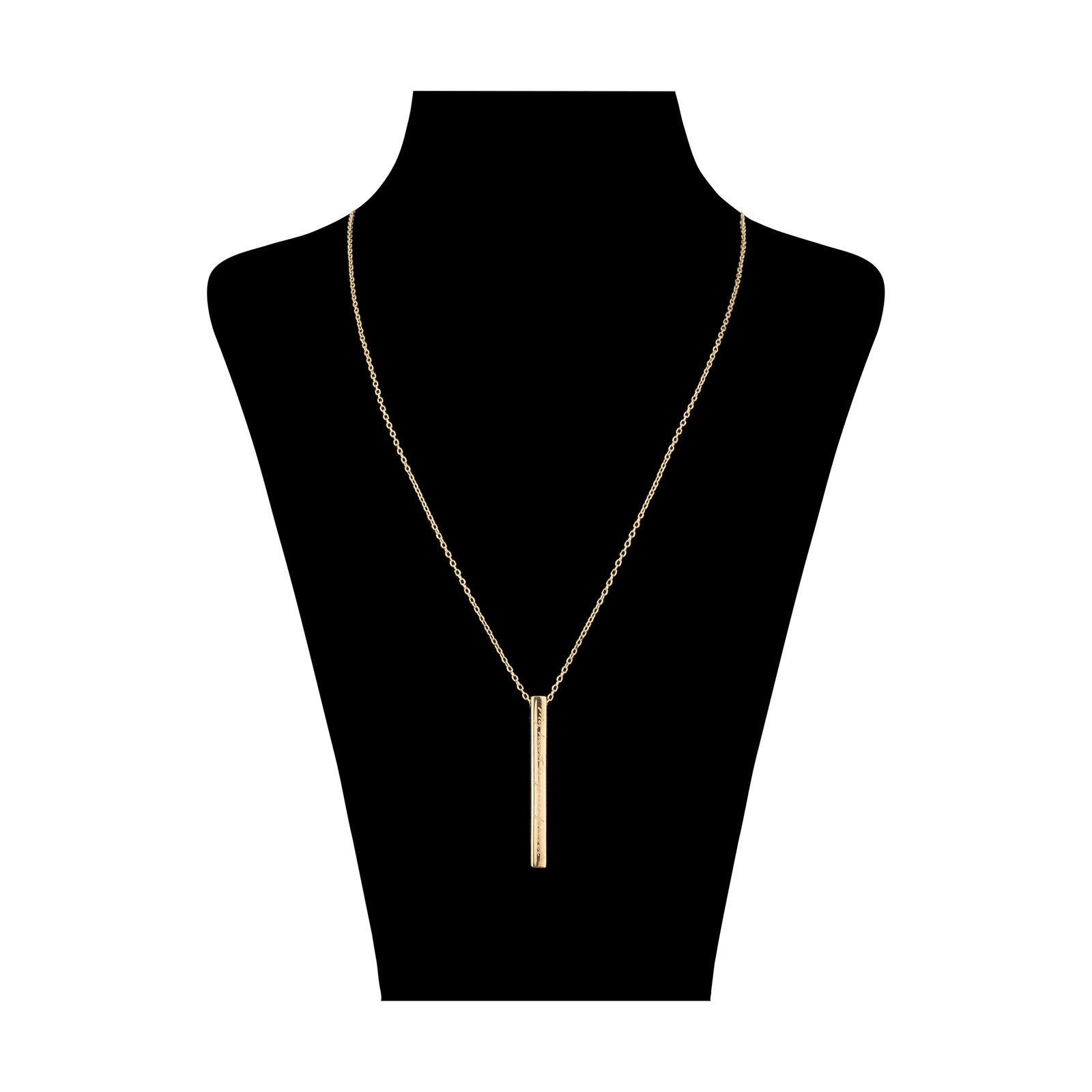 گردنبند طلا 18 عیار زنانه مایا ماهک مدل MM1739 طرح استوانه عشق -  - 1